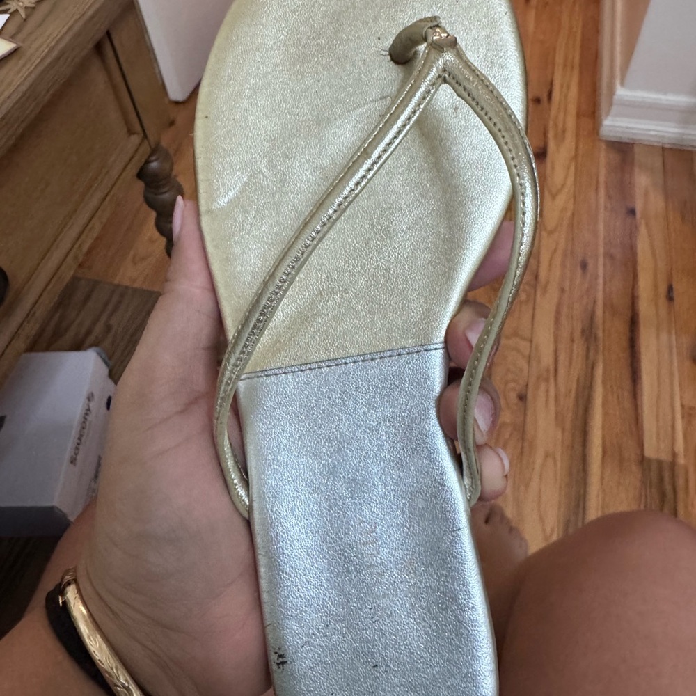 Kate Spade Metallic Gold Sandals